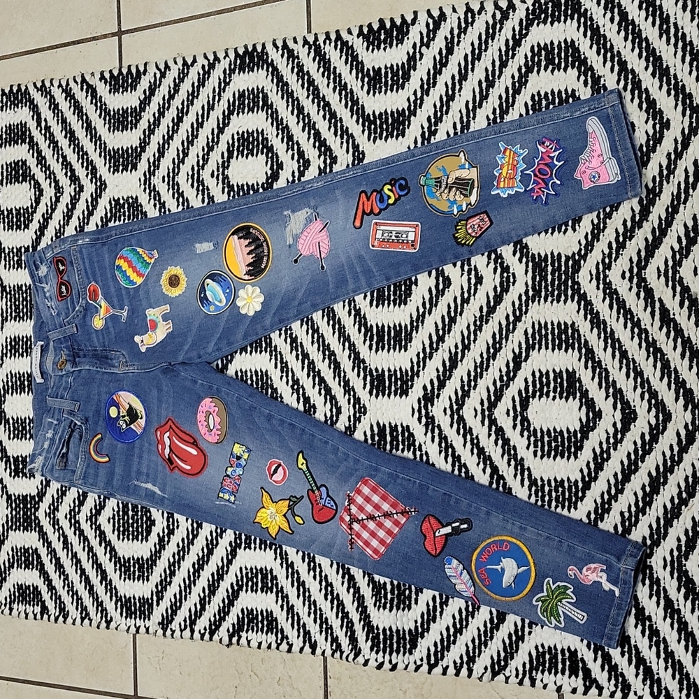 Flying Monkey Patch Jeans - image 1